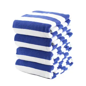 Serviette de bain de plage surdimensionnée douce à séchage rapide 100 coton serviette de plage éponge sans sable personnalisée