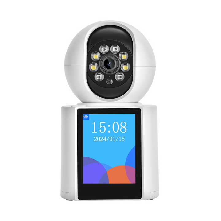 Icsee 1080P Full HD WIFI appel vidéo caméra PT caméra d'appel en un clic caméra Mini taille pour maison intelligente avec moniteur