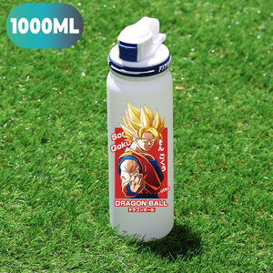 Borraccia da 1L in Plastica Bianca Opaca <span class=keywords><strong>Dragon</strong></span> <span class=keywords><strong>Ball</strong></span> <span class=keywords><strong>Z</strong></span> con Scala Graduata - Tazza Personalizzata di Son <span class=keywords><strong>Goku</strong></span> per Anime e Animazione - Product Image 6