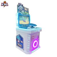 Simulateur de course commercial pour enfants en plastique – Volant interactif, écran coloré, fonctionne à pièces