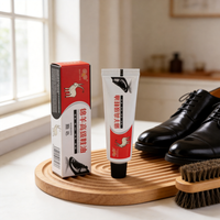 Betún para Zapatos con Lanolina, Acondicionador de Cuero para Uso Diario, Renueva la Superficie del Cuero Vacuno de Zapatos Formales y Brillo Duradero