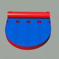 Canapé flottant gonflable en PVC durable de 2,8 x 2,5 mètres, jouet aquatique tractable pour adultes, lac, rivière, pour les sports, capacité de 100 à 500 kg