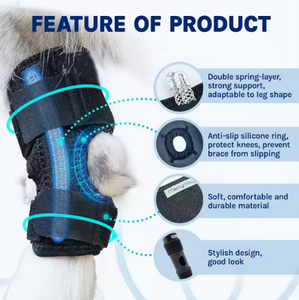 Attelle de compression USMILEPET pour articulations canines – Soutien solide pour épaule arrière, lCA, lCC déchirées – Hiver/Été - Product Image 3