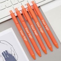 Stylo bille en plastique personnalisé, stylo de bureau promotionnel durable, logo personnalisé, stylo publicitaire multicolore