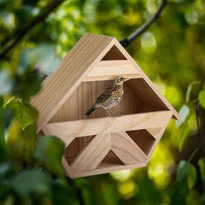 Milieuvriendelijk Cederhout Voor Duifnestkast Veelzijdig Rechthoekig Vogel Slaapplatform Voor Duivenhuisje Tuin Dierenbed - Product Image 3