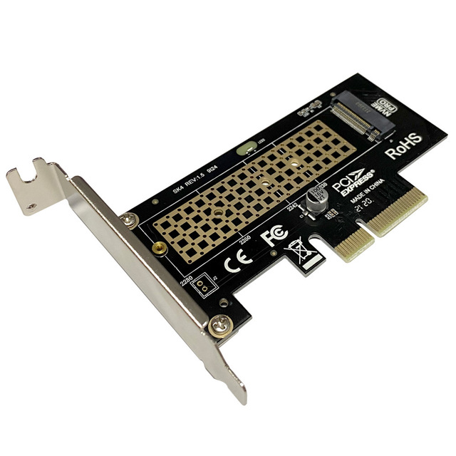 PCIe X4 to NVME SSD Adapter M.2 to Pcie 3.0 2230 2240 2260 2280 Key M PCIe NVMe SSD Adapter
