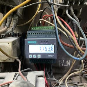 Compteur électrique triphasé WiFi, type CT, wattmètre, RS485 Modbus, écran LCD, installation sur rail DIN, COMPERE KPM37-Wi - Product Image 5