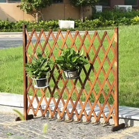 Nouveau design de clôture en treillis extensible en usine OEM ODM Clôture de jardin en carton étanche à fleurs en bois