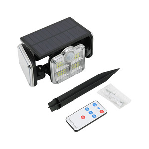 Lampada Solare LED con Sensore di Movimento IP65 5000K ABS a Tre Teste Stile Cinese <span class=keywords><strong>per</strong></span> Parete/<span class=keywords><strong>Terra</strong></span>, Lampione <span class=keywords><strong>da</strong></span> <span class=keywords><strong>Giardino</strong></span> Decorativo <span class=keywords><strong>per</strong></span> Esterni - Product Image 6