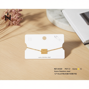 Bracciale in Acciaio Inossidabile con Ciondolo a Lettera J 12x14cm, Gioielli alla Moda - Product Image 3