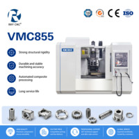Centro de Mecanizado Vertical CNC VMC855 Personalizable de 3/4/5 Ejes, Nuevo, con Sistema de Control GSK, para Moldes Automotrices y Motores
