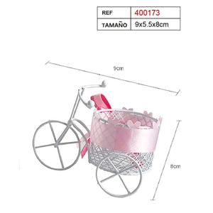 Décorations de fête en métal en forme de chariot 9x5.5x8cm - Product Image 3