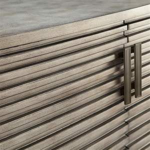 DB Ridge Traditionnel Antique Accent Poitrine Extensible Miroir En Verre Cabinet pour La Maison Villa Salon Salle À Manger Moderne Traditionnel - Product Image 5