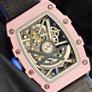 Bestseller 0704 Montre automatique pour femme, tendance sportive, avec mouvement tourbillon, verre saphir et affichage HD transparent - Product Image 5