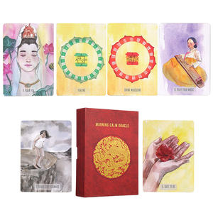 Impresión personalizada Oracle Gold Foil Deck Premium Quality Golden-Edge Side Golden Paper <span class=keywords><strong>Tarot</strong></span> - Product Image 6