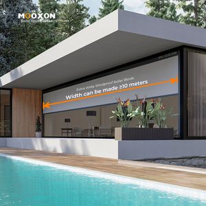 Stores électriques extra larges <span class=keywords><strong>pour</strong></span> extérieur, imperméables, résistantes à la pluie, anti-UV, occultantes, sur mesure <span class=keywords><strong>pour</strong></span> jardin, balcon, véranda - Product Image 3