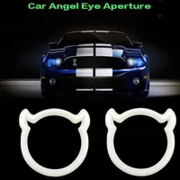 Anneau lumineux LED RGB dynamique pour voiture, clignotant ambre, contrôle par application, feux de jour DRL, projecteur de phare, décoration, lumières modifiées
