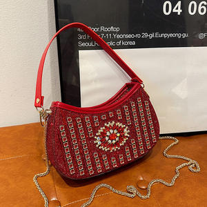 Bolso de mano de moda con bordado de cuentas para mujer 2025 bolsos de noche personalizados de lujo para mujer - Product Image 6