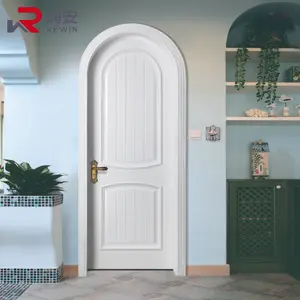 Europeo porta d'ingresso principale standard di disegno bianco porta di legno