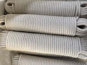 天然コットン固体編みロープ、3/8 "* 50ft - Product Image 6