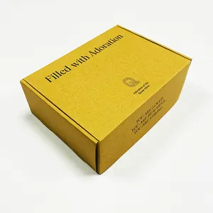 Kunden spezifisch bedruckte Verpackung Farbe Wellpappe schachtel Großhandel kunden spezifischer Versand karton mit Logo Briefkasten