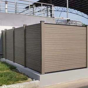 Eta WPC gỗ composite hàng rào WPC sử dụng hàng rào để bán WPC Composite nhôm bài - Product Image 3