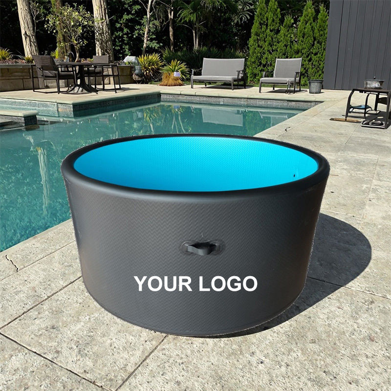 LUMOOM Piscine Gonflable PVC 60 Cm – Avec Pompe – Rond Ou Carré – Pour Piscine, Spa, Jardin, Plage – Multifonction