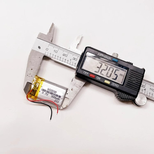 Литий-полимерные батареи 602030 3.7V 300mAh, микро-USB аккумулятор 3.7V 300mAh, литий-ионный аккумулятор JST 2-pin 602030 062030. - Product Image 3