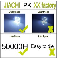 JIACHI Accessoires universels de lecture d'intérieur de voiture Led T10 BA9S W5W C5W 6/9/12/15/18/24SMD Options Plafonniers Lampe dôme