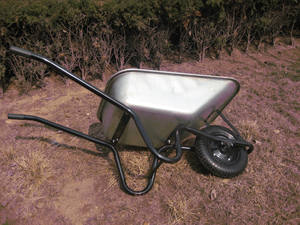 ตลาดยุโรปที่นิยมสาลี่ WB6414T พร้อมถาดโลหะและล้อนิวเมติก - Product Image 3