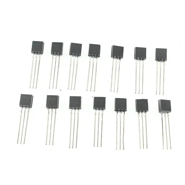 Original Brand 100PCS Transistors Set 2N2222 2N3904 2N3906 2N5401 2N5551 5 Types Kit NPN PNP 20pcs Each Electronics Kit