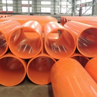 Tuyau d'évacuation léger en PE pour tunnels, installation facile, pour divers projets d'évacuation d'urgence en tunnels souterrains