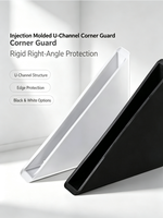 Yachuang Protection d'angle en verre moulé par injection 2-12 mm noir et blanc pour la protection des emballages en verre contre les dommages liés aux chocs