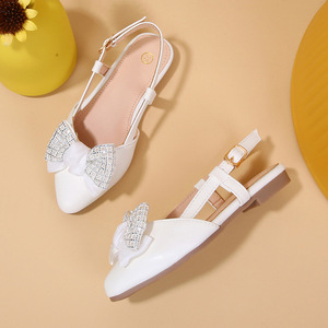 Nouvelles Sandales à Nœuds pour Filles, Chaussures d'Extérieur Élégantes pour Enfants, Collection Printemps-Été, Style Princesse Tendance - Product Image 3
