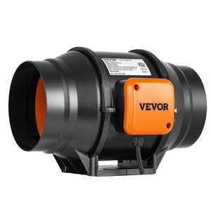 DB vente en gros 6 pouces ventilateur de conduit en ligne HVAC Kit de ventilateur d'échappement avec contrôle de vitesse variable AC ventilateur de Ventilation électrique pour la maison et F - Product Image 1