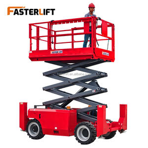 Piattaforme a forbice semoventi Kubota di alta qualità con motore diesel 14M-18M e piattaforma di estensione per lavori in magazzino - Product Image 2