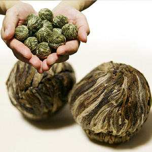 เข้ามาใหม่100% ธรรมชาติที่ทำด้วยมือมังกรบานชาเขียวดอกไม้ลูกหลวมใบ - Product Image 3