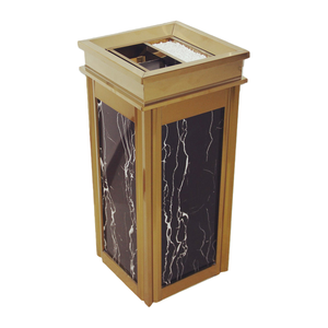 Poubelle en acier inoxydable antirouille pour hôtel, usage commercial, extérieur, robuste, <span class=keywords><strong>restaurant</strong></span>, club, espace public, poubelle publique durable - Product Image 3