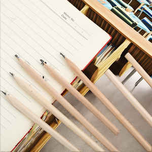 ดินสอ <span class=keywords><strong>HB</strong></span> พิมพ์โลโก้พร้อมยางลบดินสอไม้สีดำหลายสีมาตรฐาน - Product Image 2