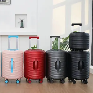 2024, новый стиль, круговой чемодан различной формы с маленькой сумкой, унисекс, уникальный чемодан на заказ для путешествий