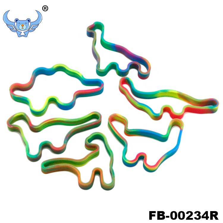 Hot Customized Animal Shape Silicone Rubber Bands Silly