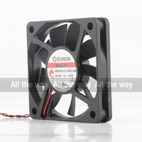 Kipas Pendingin Sunon Baru 5V 24V 48V DC 12V 1.42W AC EC 6010 60X60X10MM 6CM Maglev Kabinet Tenang Chassis 2-kabel MF60101V1-1000C-A99