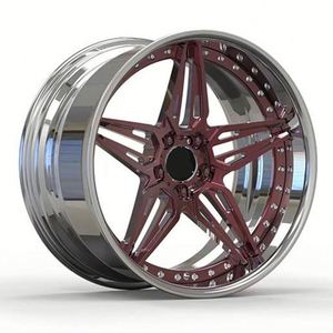 Velg Custom 6061 T6 Deep Dish 3 Piece Forged 17 18 19 <span class=keywords><strong>20</strong></span> 22 23 24 Inch untuk Tesla Model 3 Model Y Model <span class=keywords><strong>X</strong></span> - Product Image 2