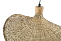 Nouvelle suspension de style chinois, sud-est asiatique et japonais, en bambou, rotin et paille, pour la décoration de salons de thé et d'escaliers