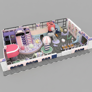 New Design Commercial Indoor Playground Area Soft Indoor Pastel Soft Play New Style Indoor Playground/Kids Playground Center - Product Image 1