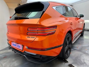 Nouveau kit carrosserie en fibre de carbone pour Genesis GV80 SUV Coupé, avec prise d'air Magma, spoiler avant et pare-chocs auto-adhésifs pour remplacement/réparation - Product Image 4