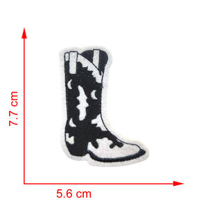 Western Cowboy Patch bordir besi pada Patch untuk pakaian termoadhesif Patch pada pakaian DIY menjahit kustom/grosir Applique - Product Image 3