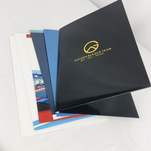 Dossiers de classement en papier pour école de commerce A4, design personnalisé tendance, dossiers de documents colorés pour le bureau - Product Image 2
