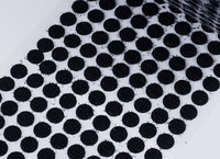 Autocollant adhésif à crochet et boucle Cercle Rond Adhésif à crochet et boucle Points Velcroes Points pour vêtements