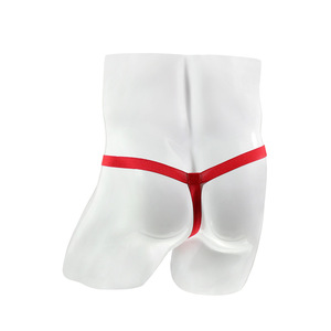String <span class=keywords><strong>sexy</strong></span> en polyester taille basse pour hommes, sous-vêtements à motif de cerf, respirant, manches de pénis pour Noël et Halloween, jouet pour adultes - Product Image 5